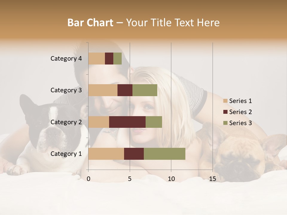 French Couple Dog PowerPoint Template