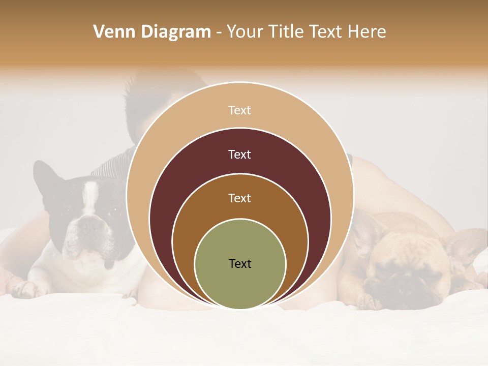 French Couple Dog PowerPoint Template