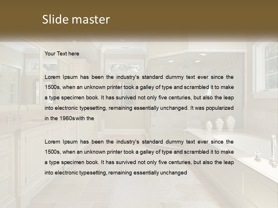 Architecture Furnishings Family PowerPoint Template