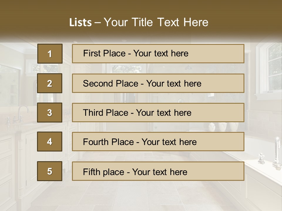Architecture Furnishings Family PowerPoint Template
