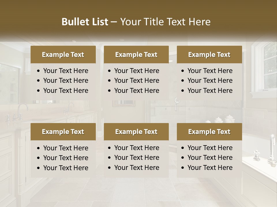 Architecture Furnishings Family PowerPoint Template