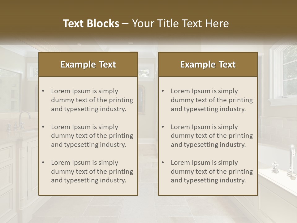 Architecture Furnishings Family PowerPoint Template