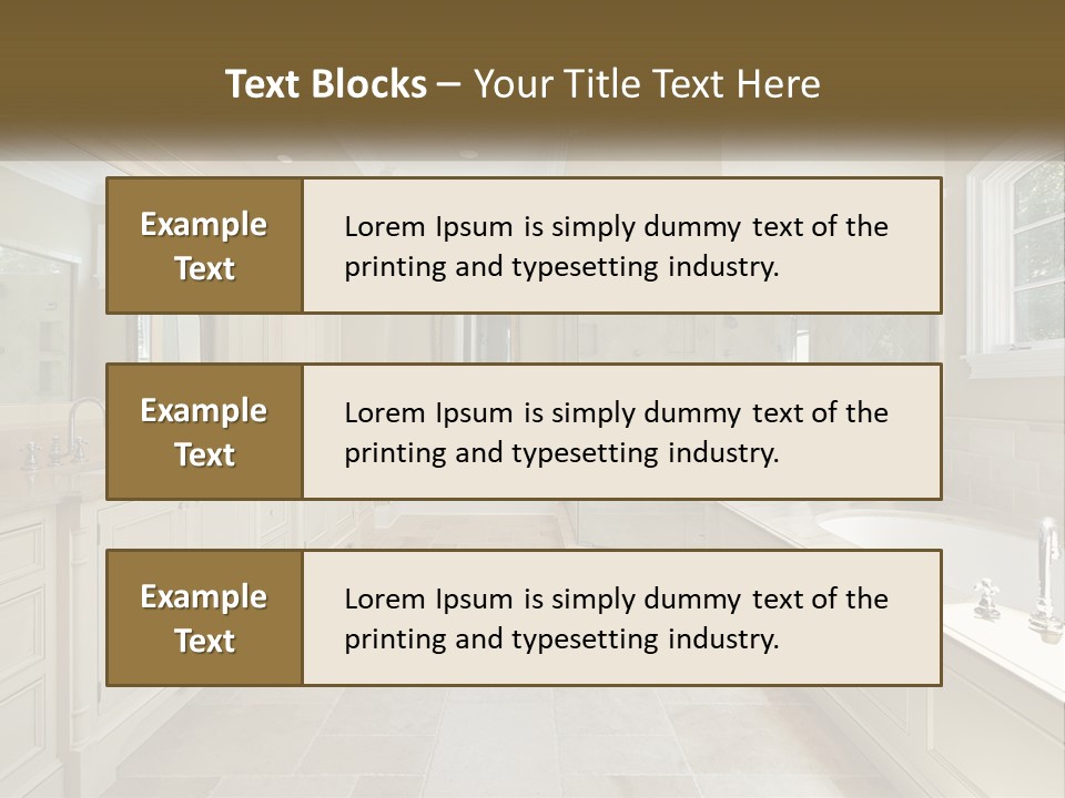Architecture Furnishings Family PowerPoint Template