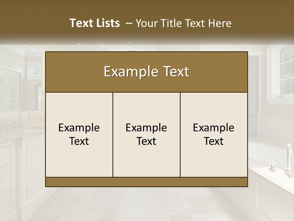 Architecture Furnishings Family PowerPoint Template
