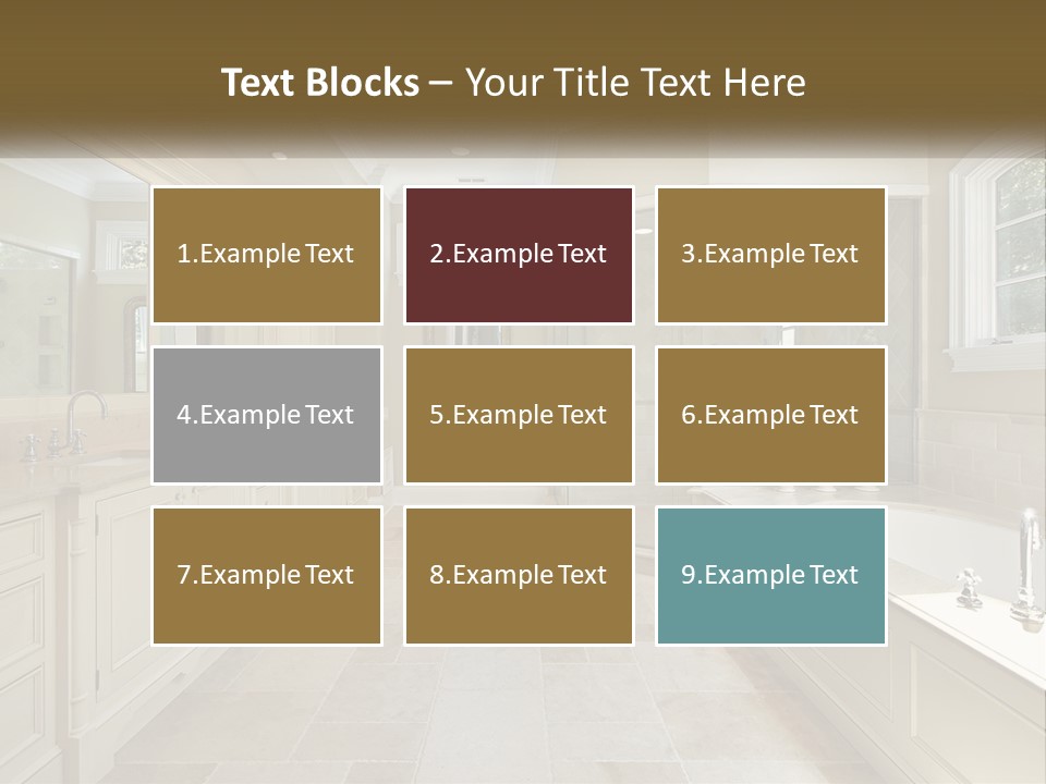 Architecture Furnishings Family PowerPoint Template