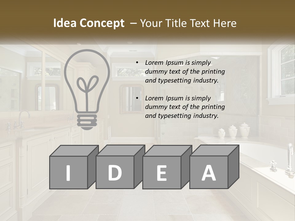 Architecture Furnishings Family PowerPoint Template