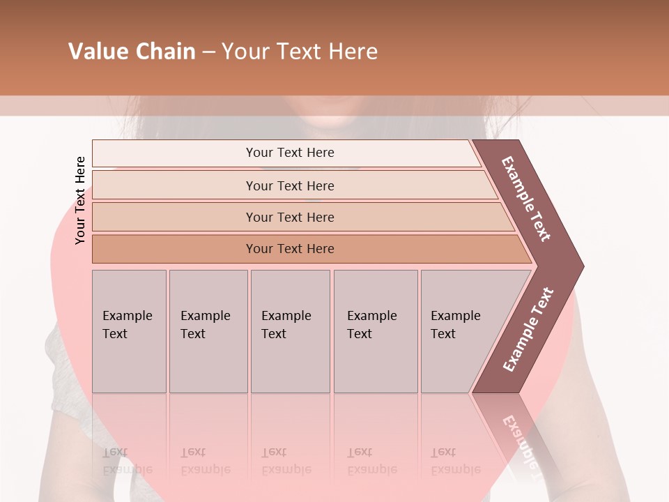 Hold Sign Standing PowerPoint Template