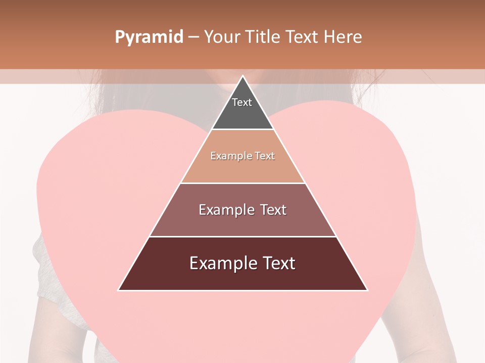 Hold Sign Standing PowerPoint Template