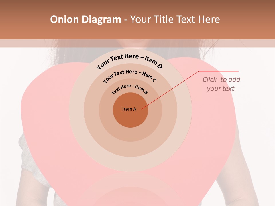 Hold Sign Standing PowerPoint Template