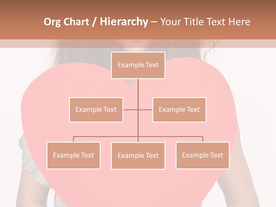 Hold Sign Standing PowerPoint Template