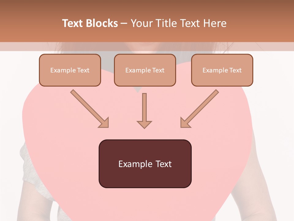 Hold Sign Standing PowerPoint Template