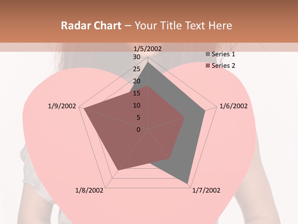 Hold Sign Standing PowerPoint Template