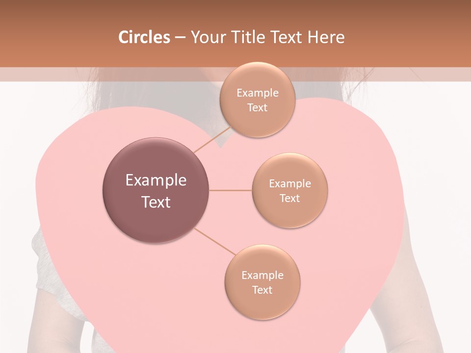 Hold Sign Standing PowerPoint Template