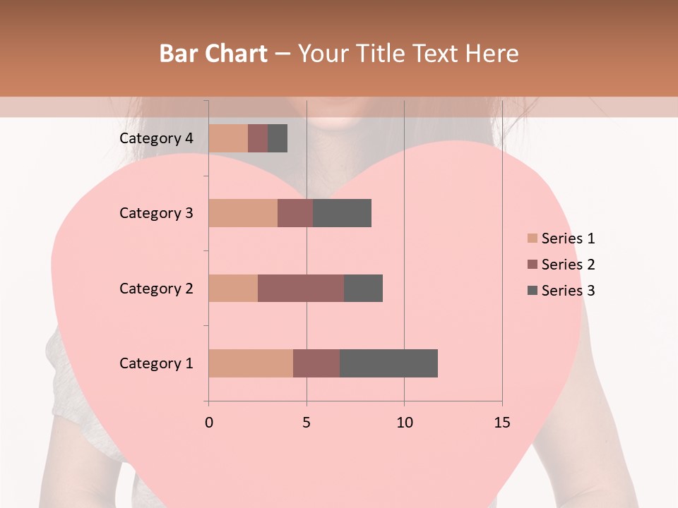 Hold Sign Standing PowerPoint Template