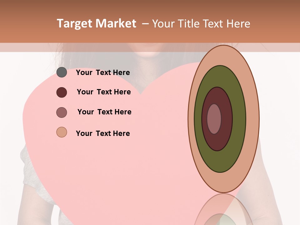 Hold Sign Standing PowerPoint Template