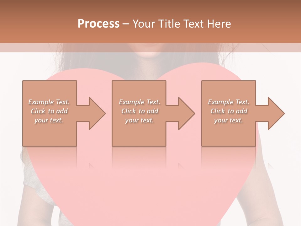 Hold Sign Standing PowerPoint Template