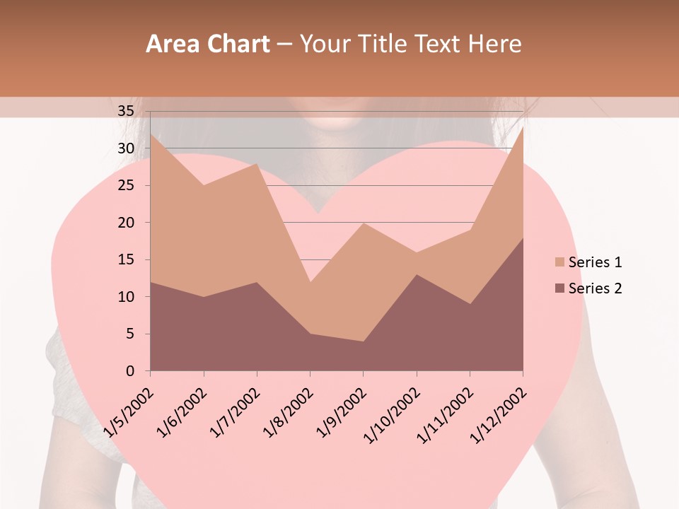 Hold Sign Standing PowerPoint Template
