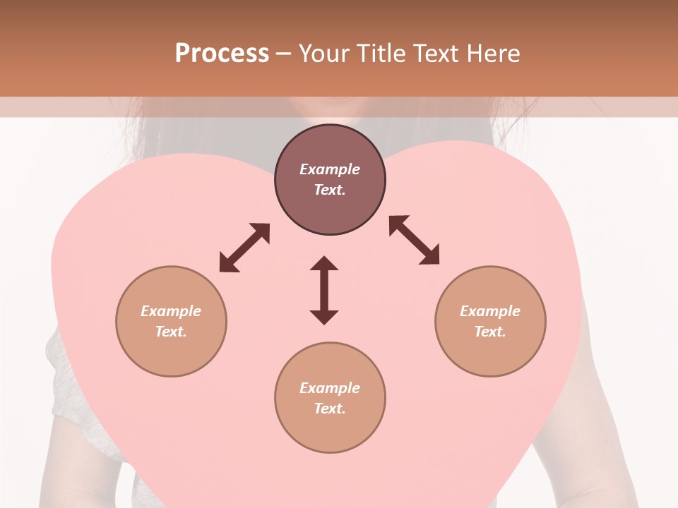 Hold Sign Standing PowerPoint Template