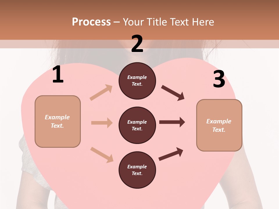 Hold Sign Standing PowerPoint Template