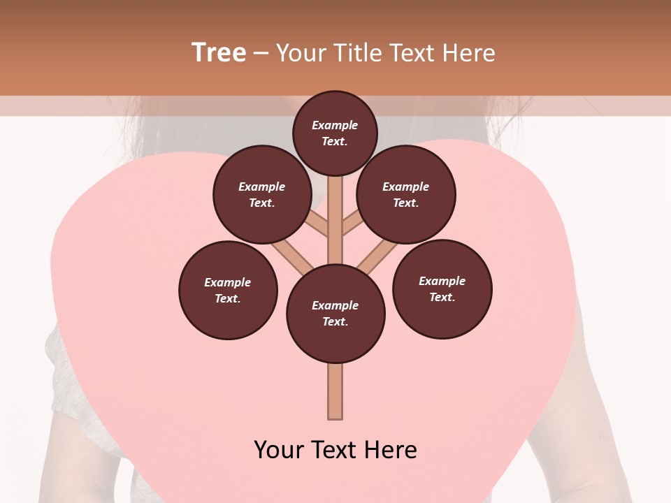 Hold Sign Standing PowerPoint Template