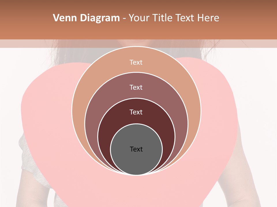 Hold Sign Standing PowerPoint Template