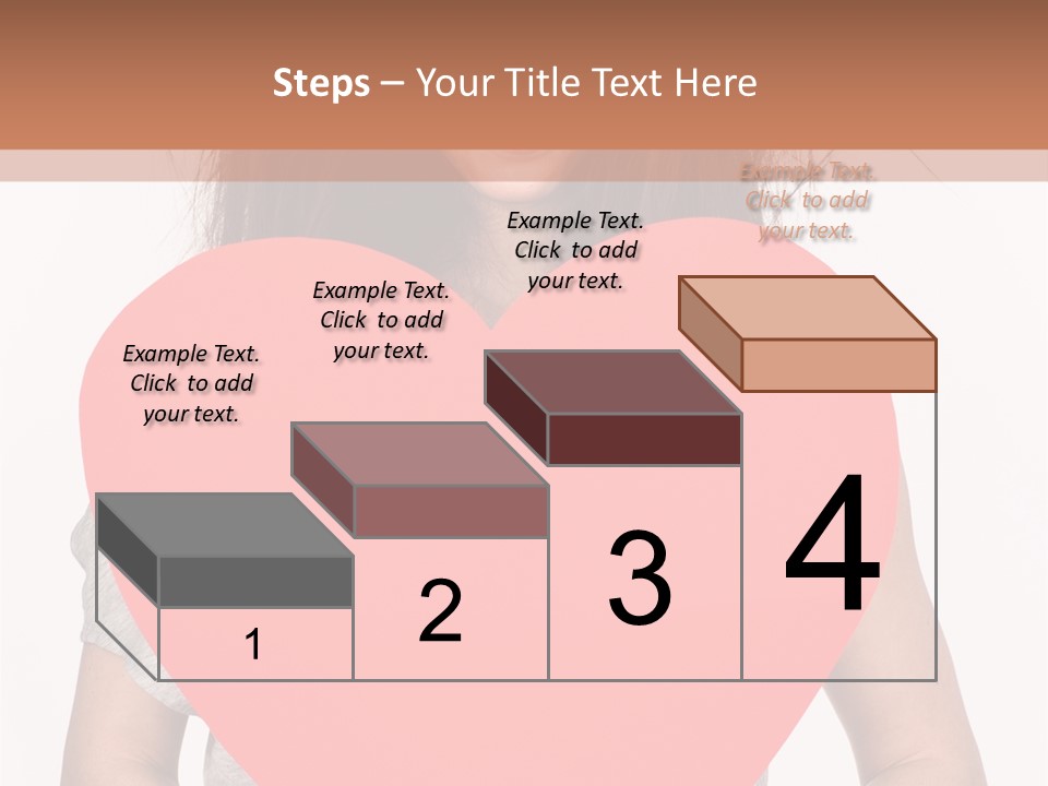 Hold Sign Standing PowerPoint Template