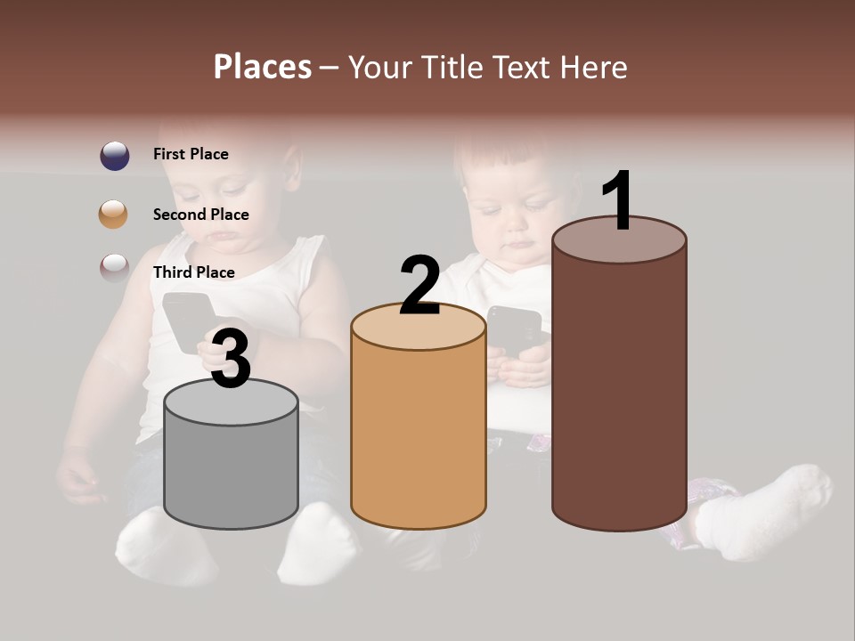 Cute Technology Happiness PowerPoint Template