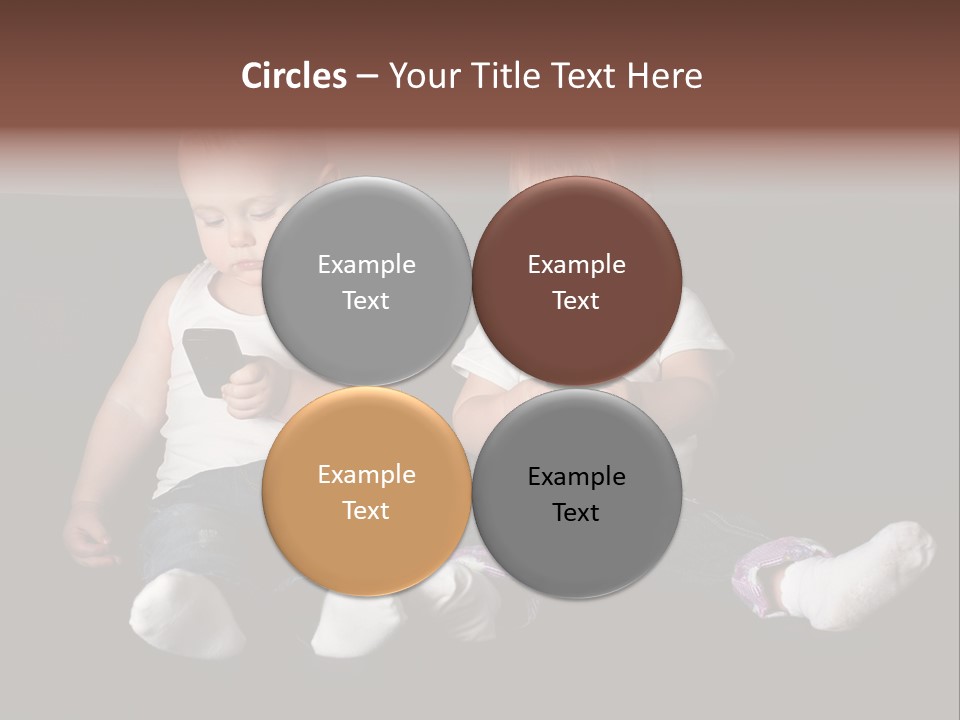 Cute Technology Happiness PowerPoint Template