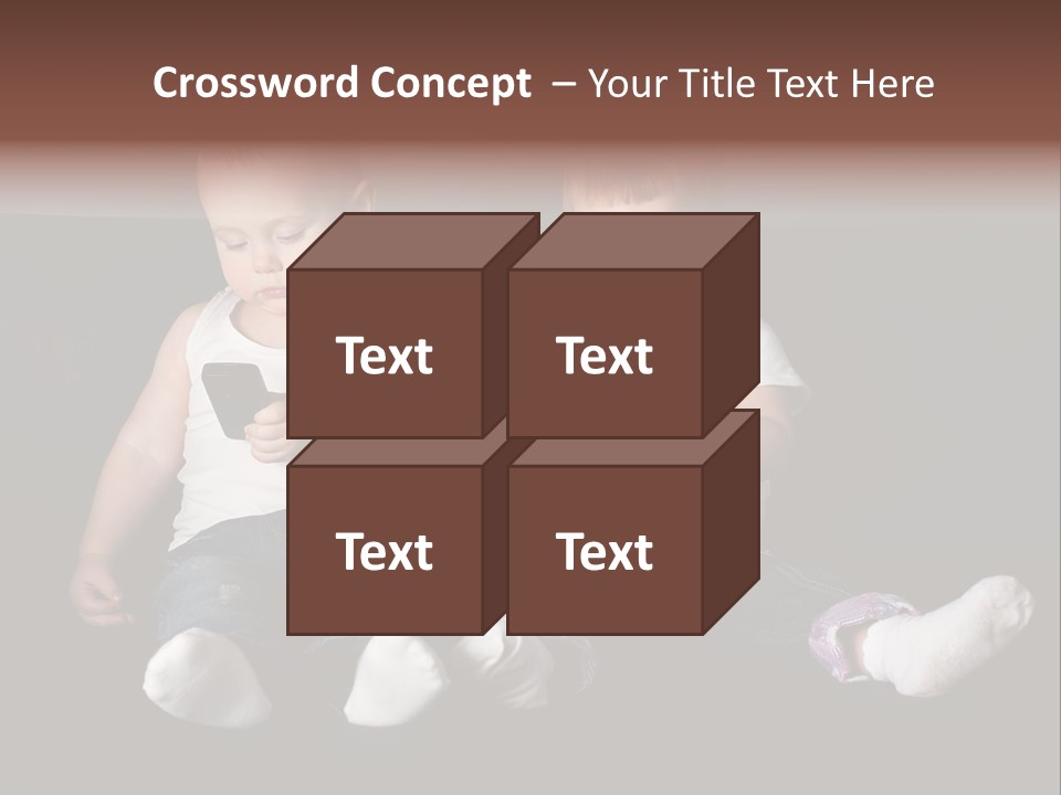 Cute Technology Happiness PowerPoint Template