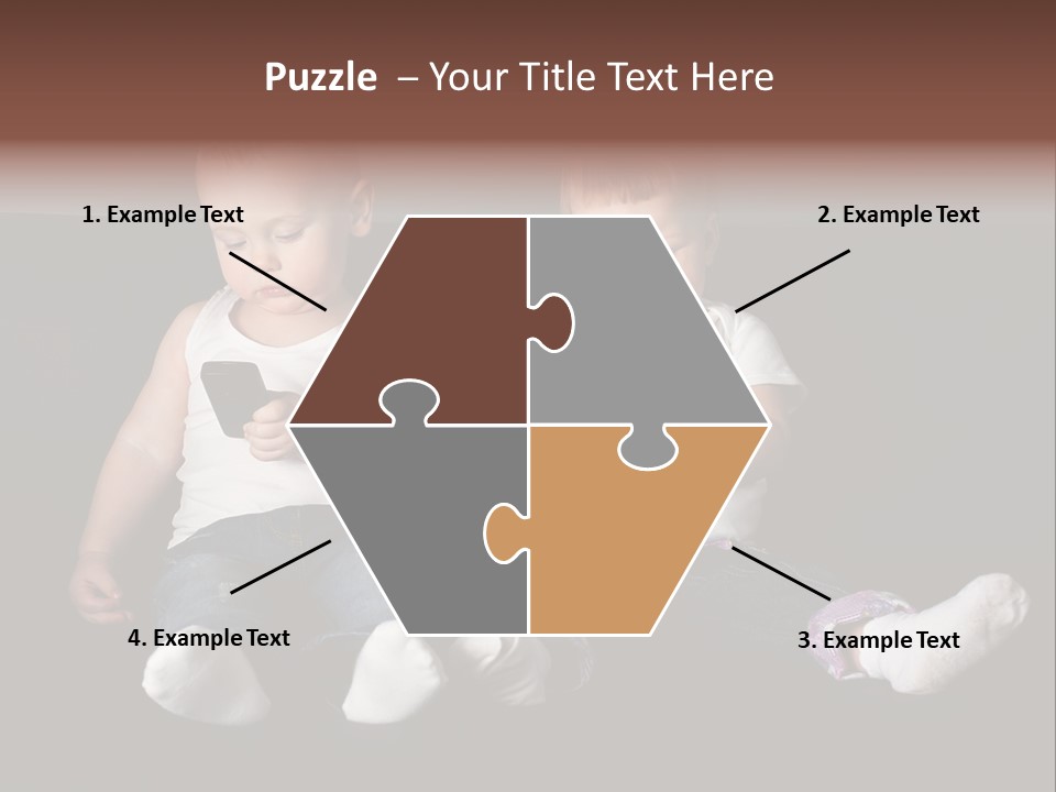 Cute Technology Happiness PowerPoint Template