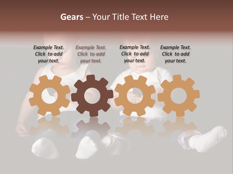 Cute Technology Happiness PowerPoint Template