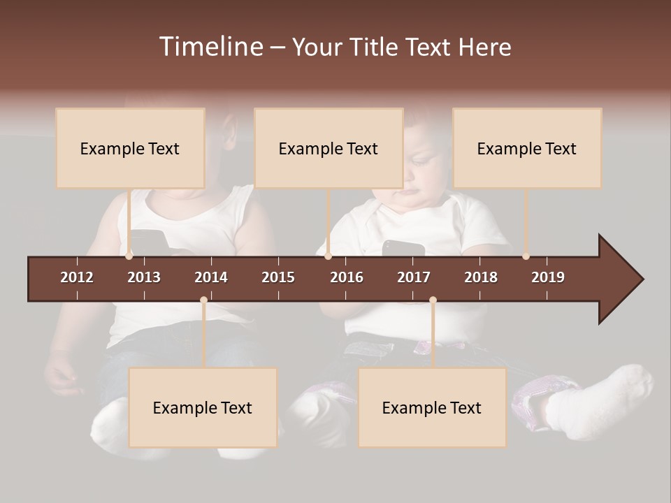 Cute Technology Happiness PowerPoint Template