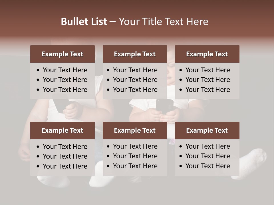 Cute Technology Happiness PowerPoint Template