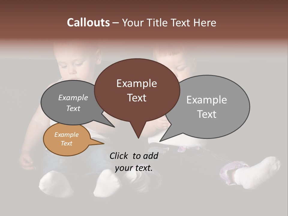 Cute Technology Happiness PowerPoint Template