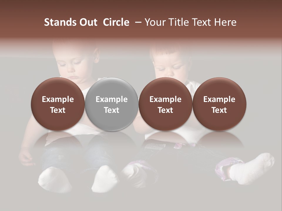 Cute Technology Happiness PowerPoint Template