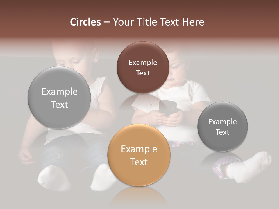 Cute Technology Happiness PowerPoint Template