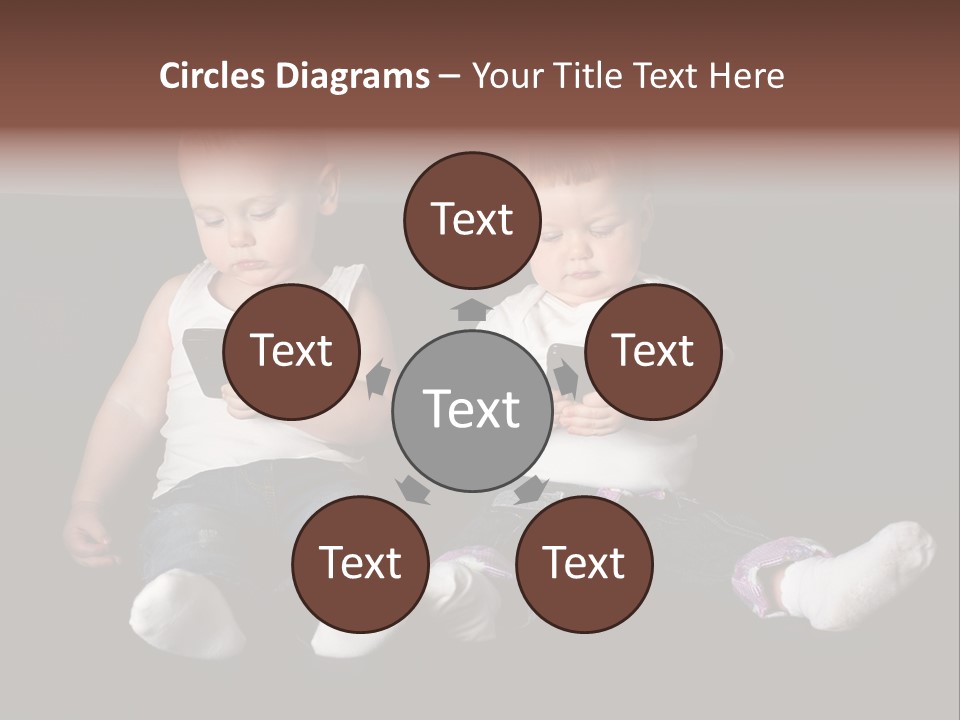 Cute Technology Happiness PowerPoint Template