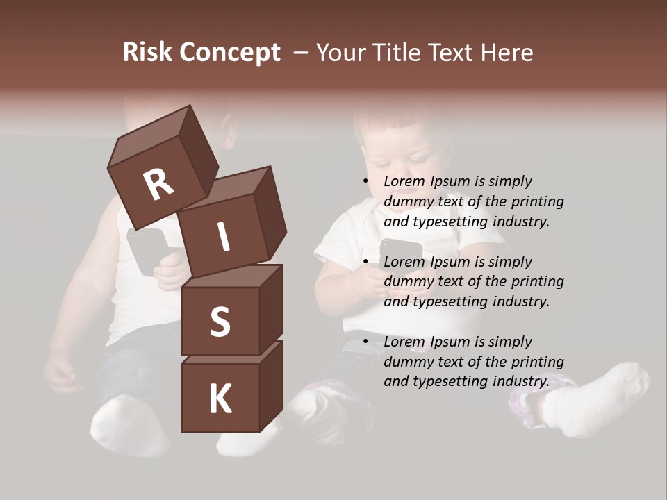 Cute Technology Happiness PowerPoint Template