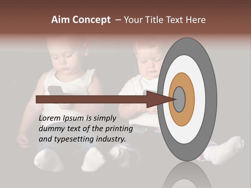 Cute Technology Happiness PowerPoint Template