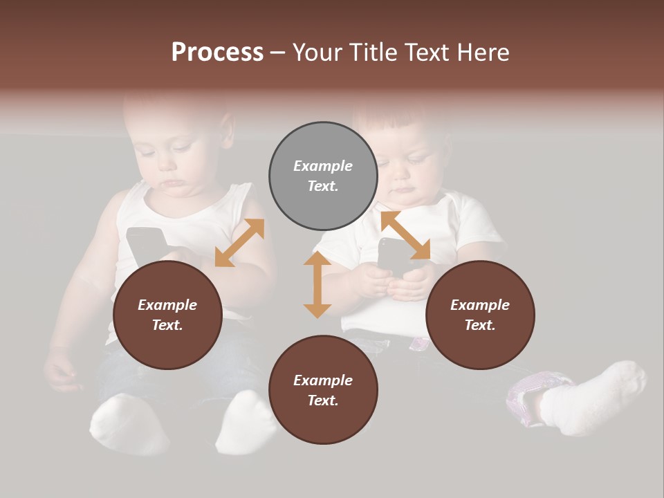 Cute Technology Happiness PowerPoint Template