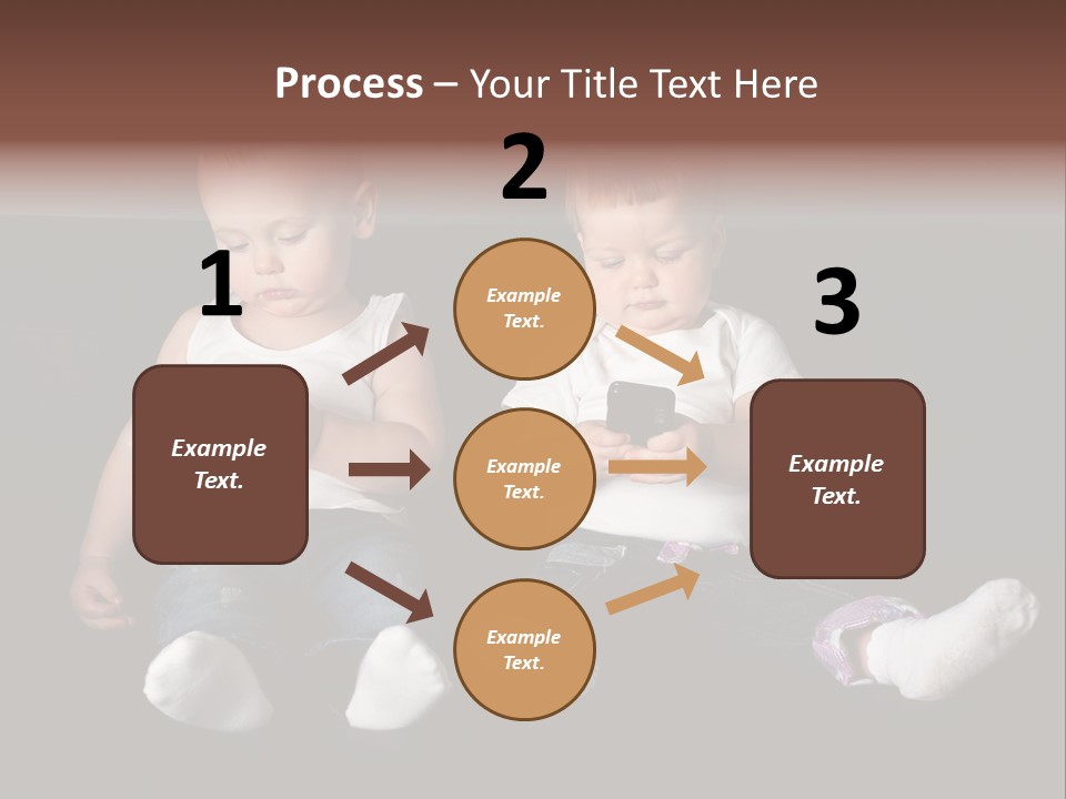 Cute Technology Happiness PowerPoint Template