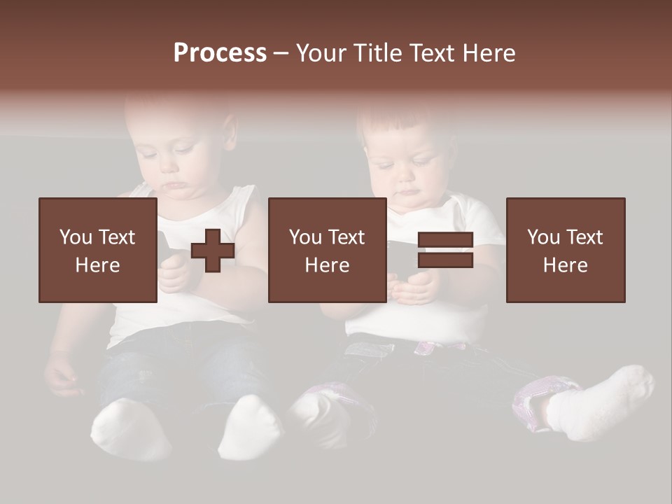 Cute Technology Happiness PowerPoint Template