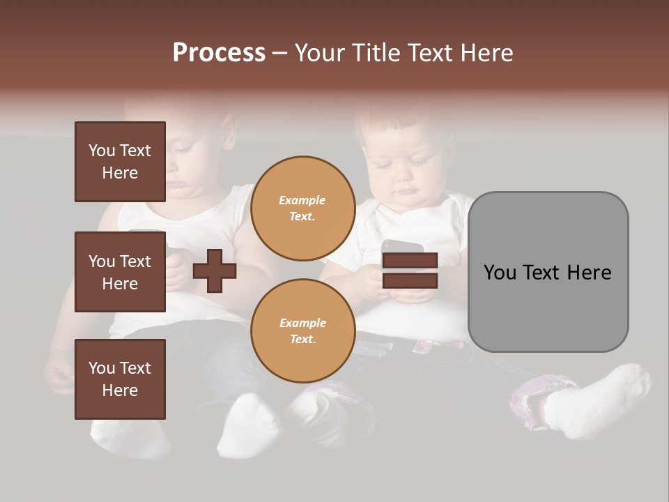 Cute Technology Happiness PowerPoint Template