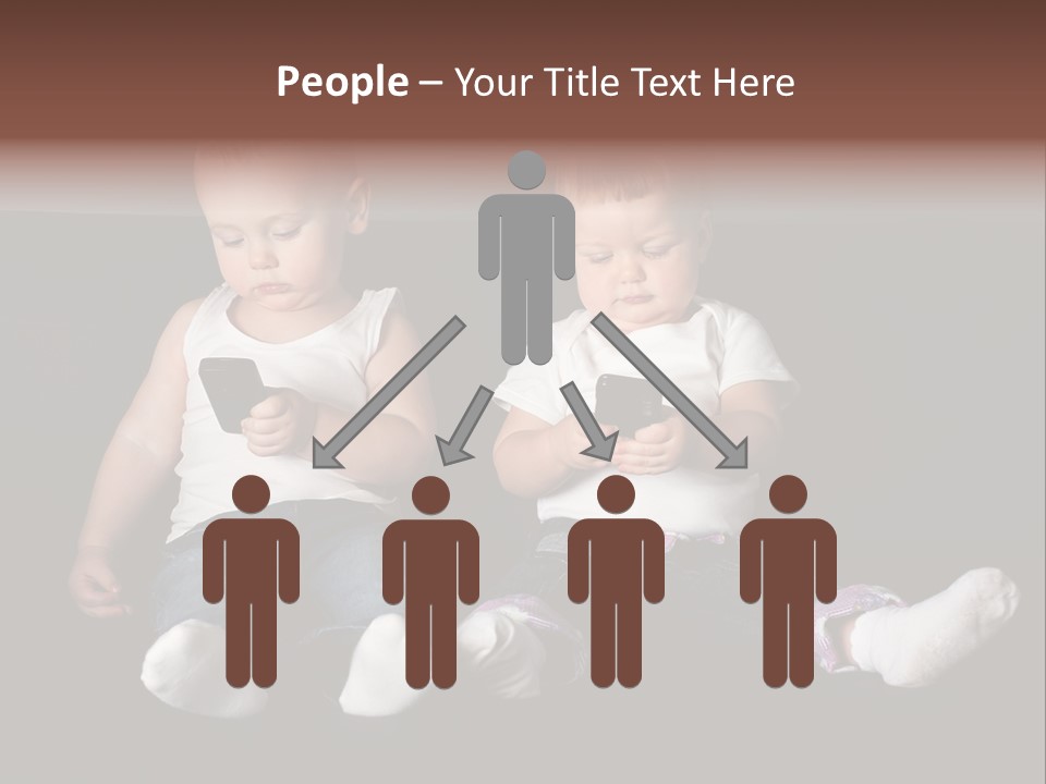 Cute Technology Happiness PowerPoint Template