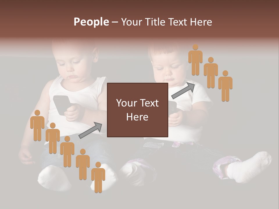 Cute Technology Happiness PowerPoint Template