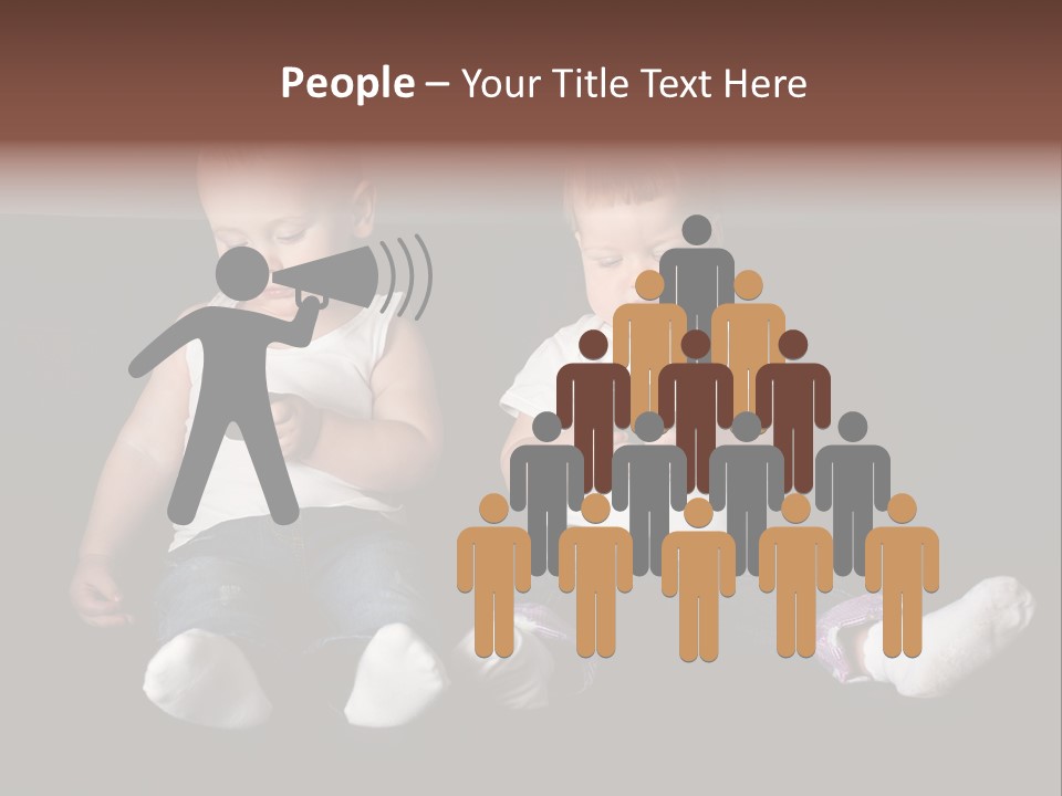 Cute Technology Happiness PowerPoint Template