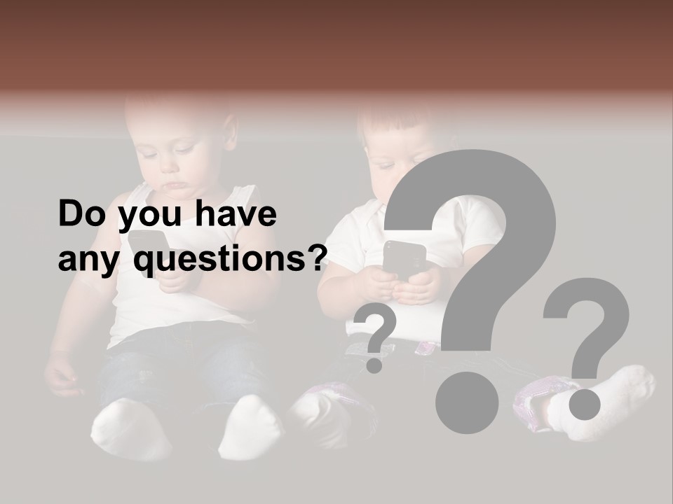 Cute Technology Happiness PowerPoint Template