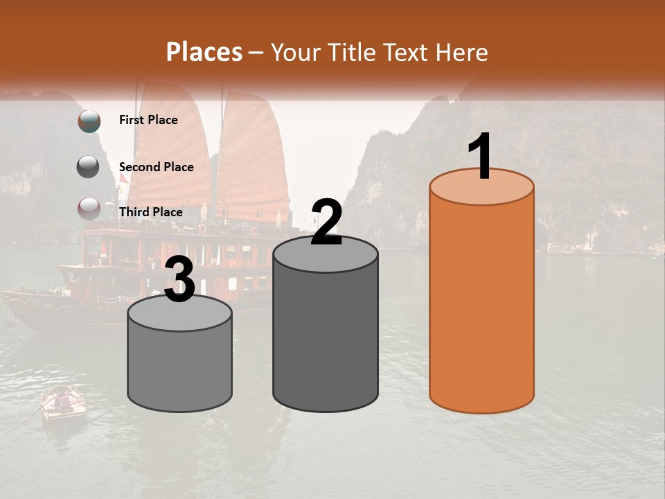Landscape Ocean Holiday PowerPoint Template