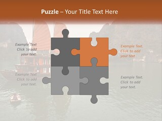 Landscape Ocean Holiday PowerPoint Template