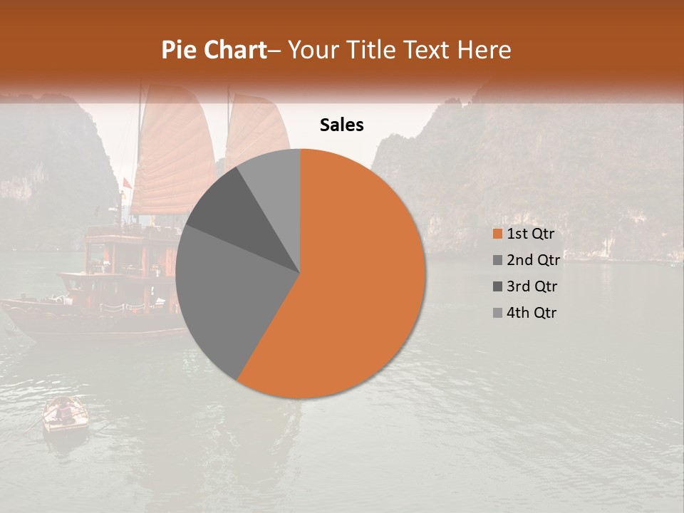 Landscape Ocean Holiday PowerPoint Template